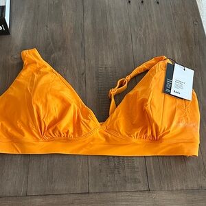 Knix Vibrant Orange Bikini Top